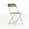 Flash Furniture Folding Chair - Brown Plastic - 60 Pack LE-L-3-BROWN-GG - alternate 1